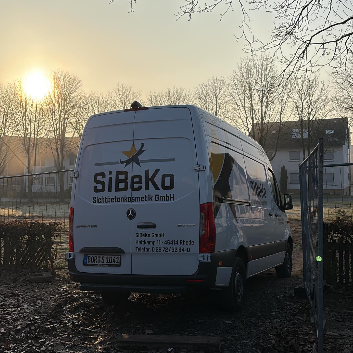 An einem schönen Morgen macht die Arbeit gleich viel mehr Spaß ☀️💪